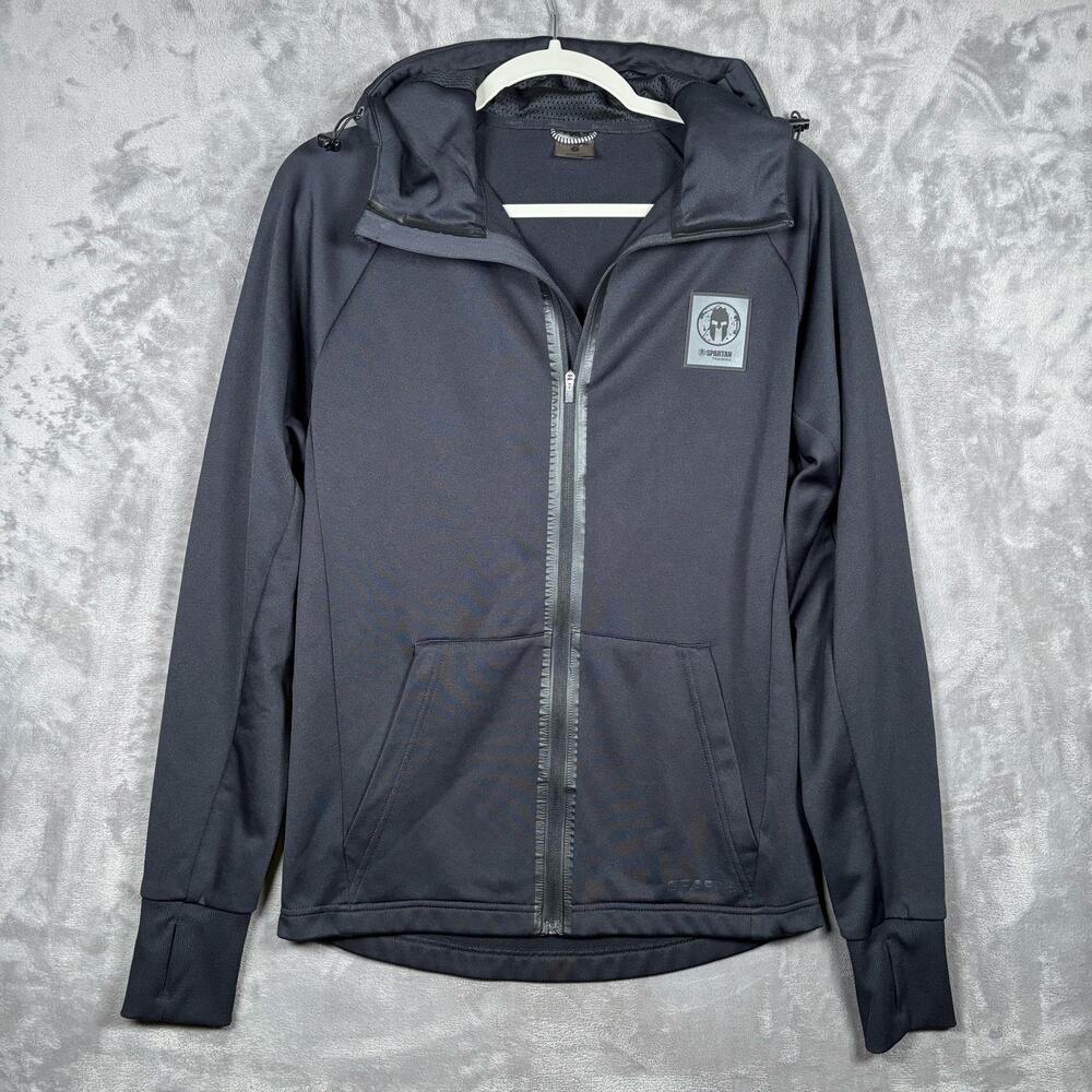 Spartan Training Men’s Small Black Zip Up Hoodie Jacket
